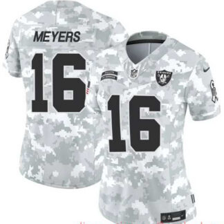 Women's Las Vegas Raiders #16 Jakobi Meyers 2024 F.U.S.E Arctic Camo Salute To Service Limited Stitched Jersey Dzhi