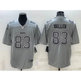 Men's Las Vegas Raiders #83 Darren Waller Grey Atmosphere Fashion Stitched Jersey