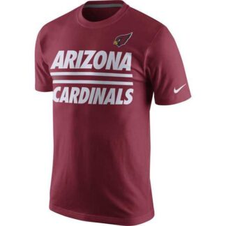 Arizona Cardinals Nike Team Stripe WEM T-Shirt - Cardinal