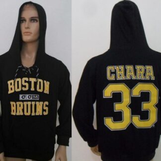 CCM Boston Bruins #33 Zdeno Chara Black Hoodie