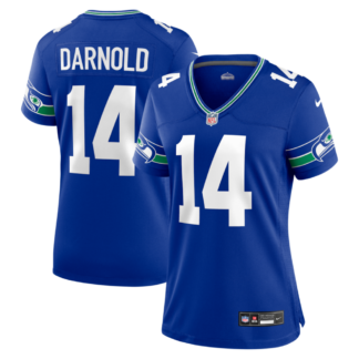 Breathable Sam Darnold Seattle Seahawks Nike Women's Alternate 2 Game Jersey - Royal for game day