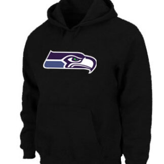 Seattle Seahawks Logo Pullover Hoodie Black