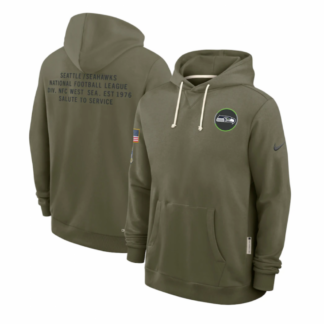 Seattle Seahawks Salute to Service Sideline Dominant Force NFL Pullover Hoodie