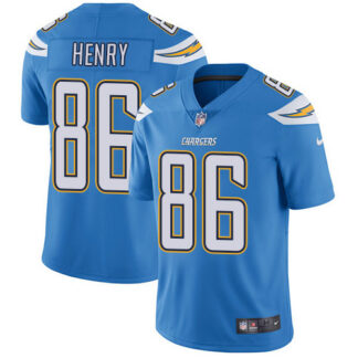 Nike Los Angeles Chargers #86 Hunter Henry Electric Blue Alternate Men’s Stitched NFL Vapor Untouchable Limited Jersey
