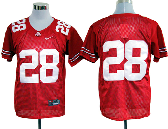 Ohio State Buckeyes #28 Dominic Clarke Red NCAA Jerseys