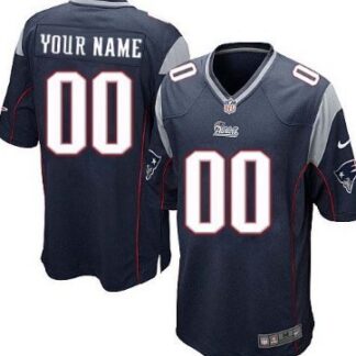Kids' Nike New England Patriots Customized Blue Limited Jersey