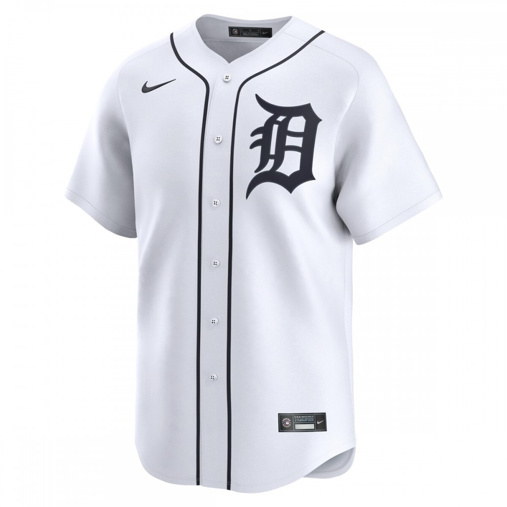 Detroit Tigers Nike Youth Home Limited Custom Jersey - White - Image 2