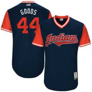 Cleveland Indians #44 Nick Goody Goods Majestic Navy 2017 Players Weekend Jersey JiaSu
