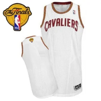 Men's Cleveland Cavaliers White The Finals Patch Revolution 30 Jersey