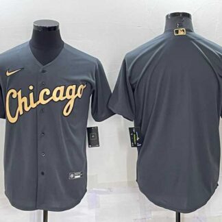Chicago White Sox Blank Grey 2022 All Star Stitched Cool Base Nike Jersey