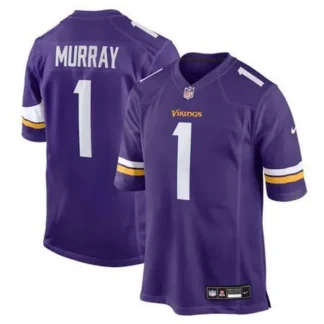 Youth Minnesota Vikings #1 Kyler Murray Nike Purple Game Jersey