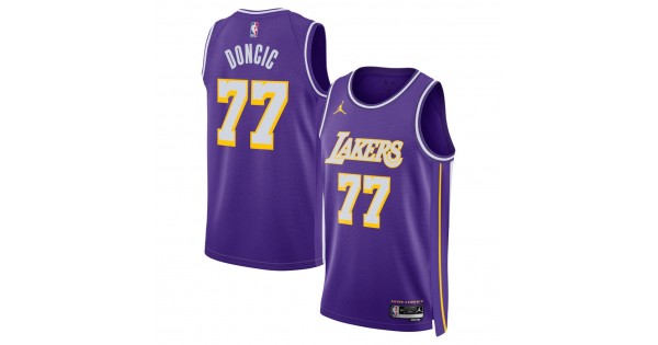 Luka Dončić Los Angeles Lakers Jordan Brand Unisex 2025/26 Swingman Jersey - Statement Edition - Image 2