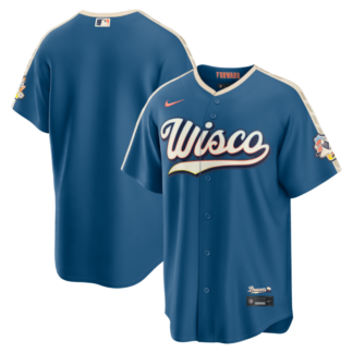 Milwaukee Brewers Nike 2026 City Connect Stadium Jersey - Mineral Blue