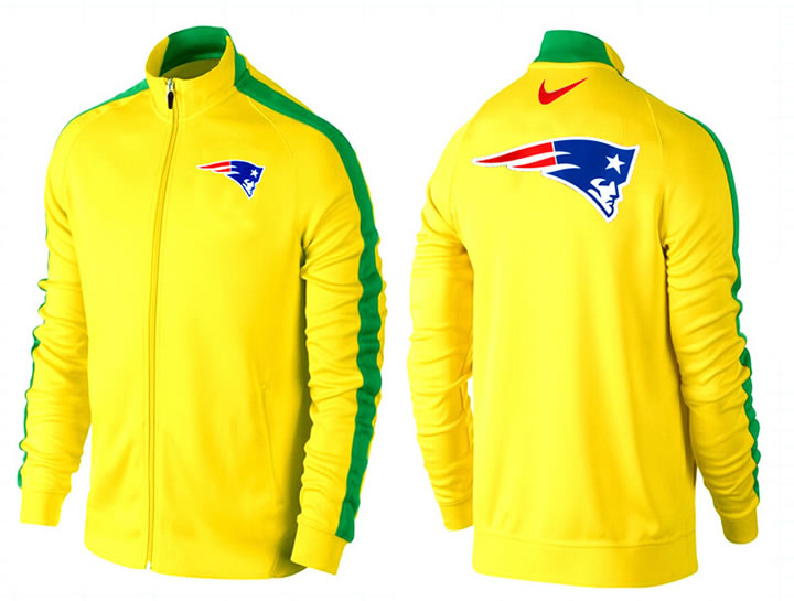 NFL New England Patriots Team Logo 2015 Men Football Jacket (4)