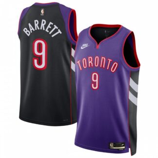 RJ Barrett Toronto Raptors Nike Unisex 2024/25 Swingman Jersey - Purple - Classic Edition