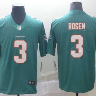 Breathable Nike Dolphins 3 Josh Rosen Aqua Vapor Untouchable Limited Jersey for game day