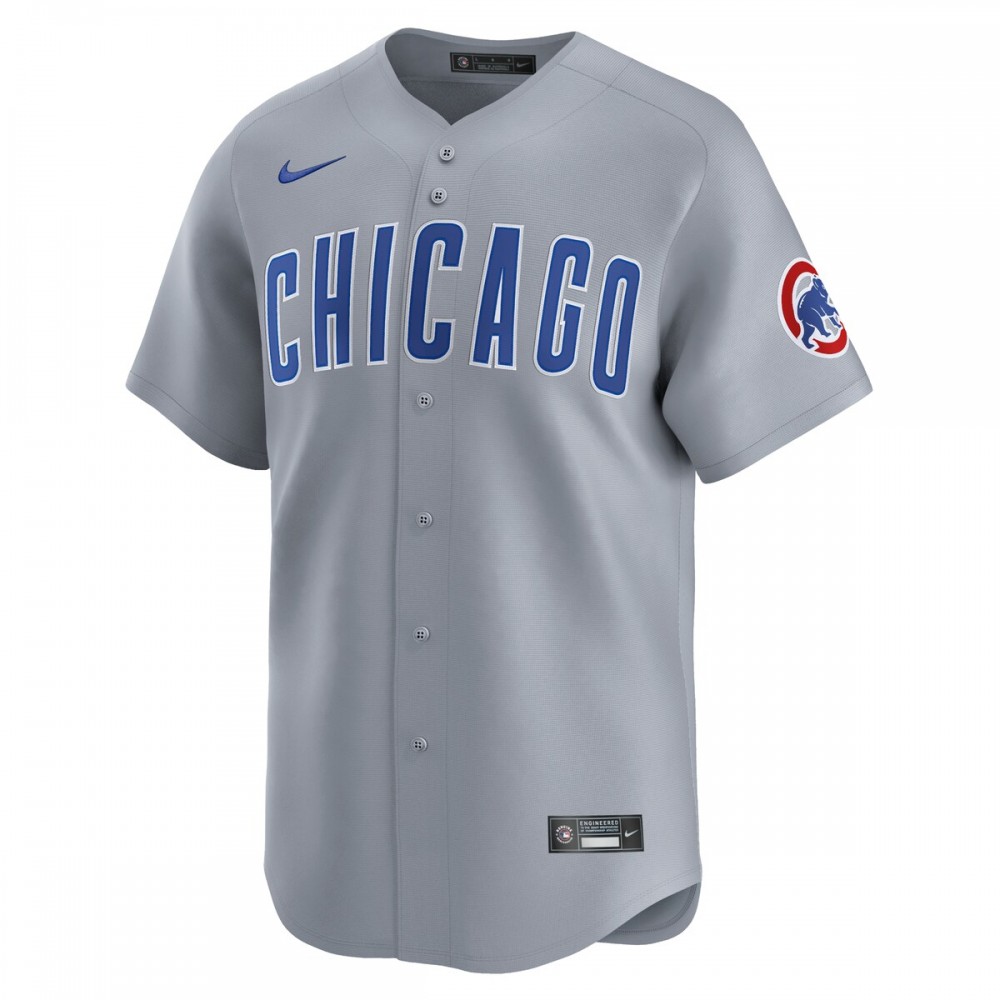Chicago Cubs Nike Road Limited Jersey – Gray - Image 2