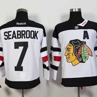 Chicago Blackhawks #7 Brent Seabrook White 2016 Stadium Series Jerseys