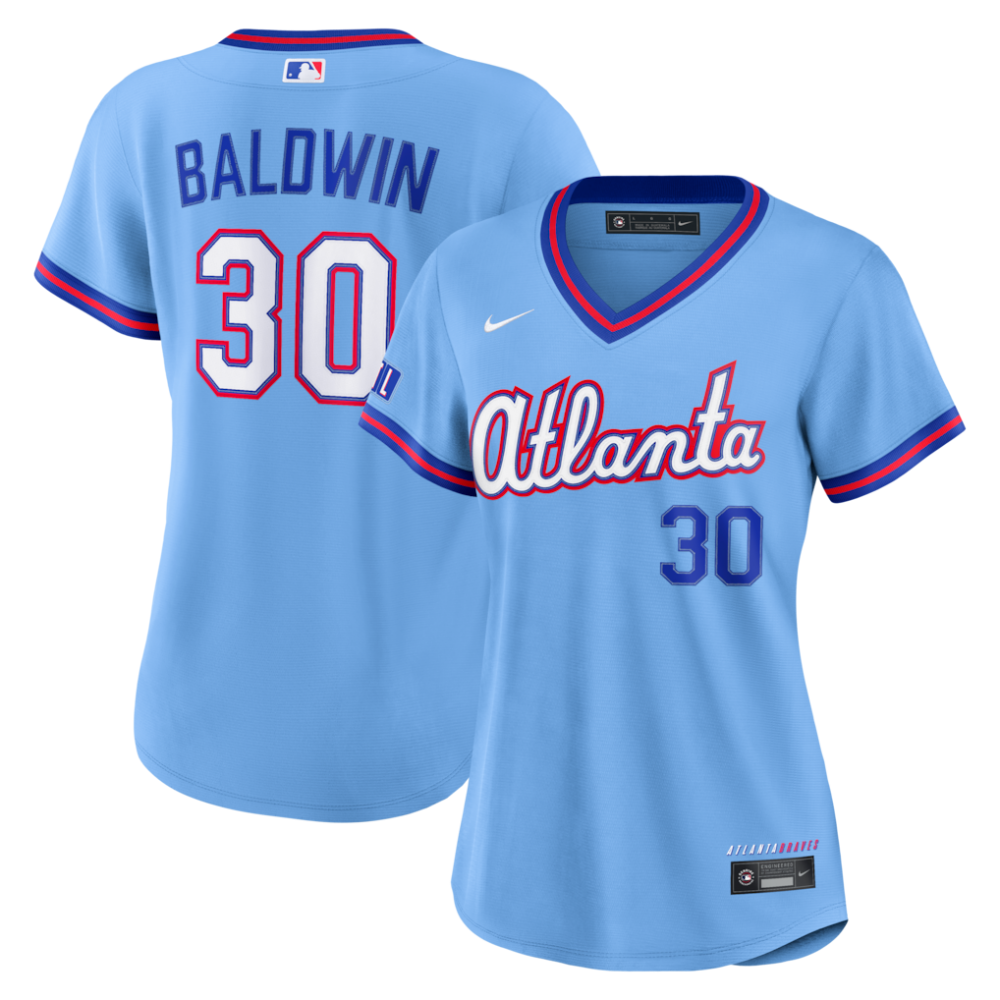 Drake Baldwin Atlanta Braves Nike Women's 2026 City Connect Stadium Jersey - Powder Blue