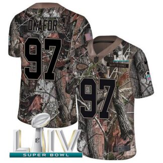 Nike Kansas City Chiefs #97 Alex Okafor Camo Super Bowl LIV 2020 Men’s Stitched NFL Limited Rush Realtree Jersey