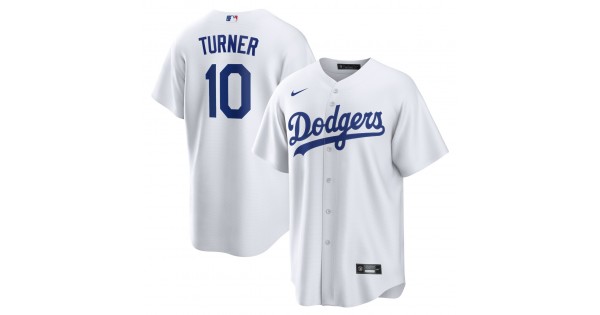 Justin Turner Los Angeles Dodgers Nike Home Replica Player Name Jersey - White - Image 2