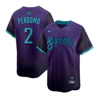 Youth Arizona Diamondbacks #2 Geraldo Perdomo Purple 2025 City Connect Limited Player Jersey