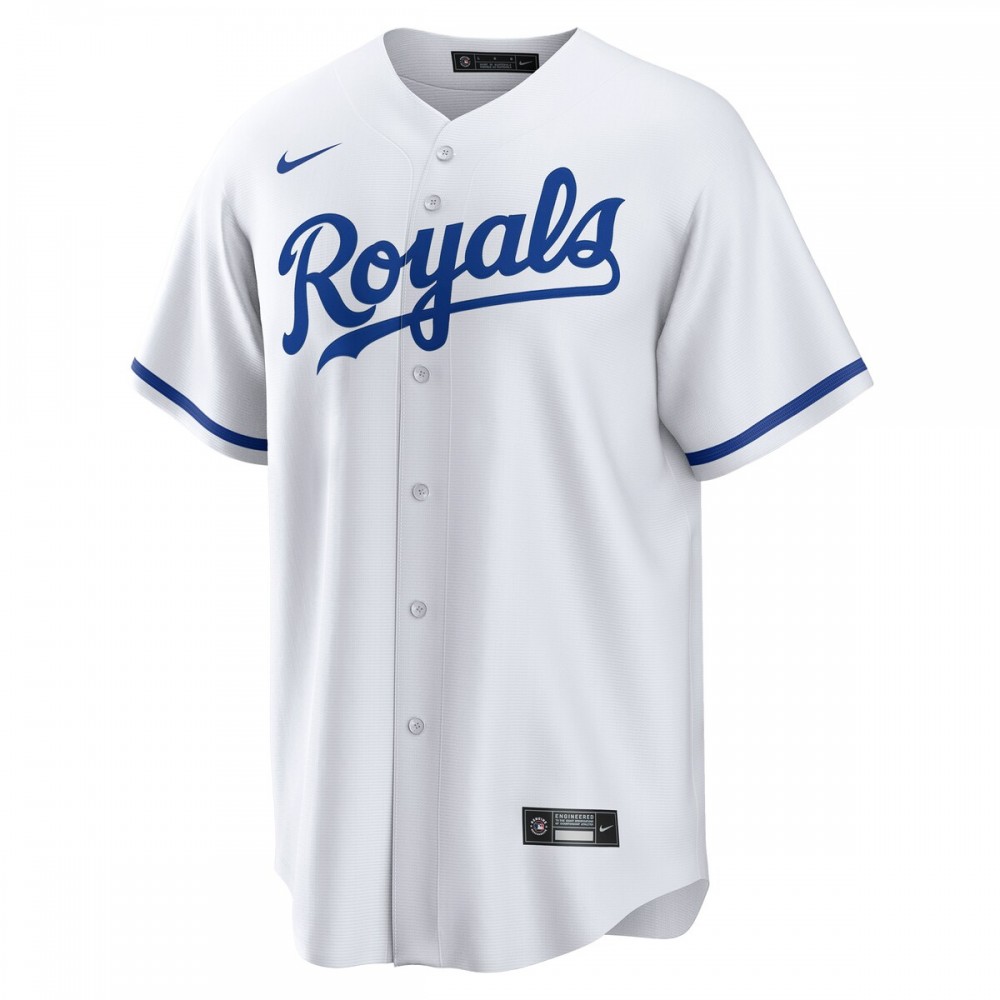 Carlos Hernández Kansas City Royals Nike Home Replica Player Jersey - White - Image 2
