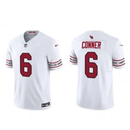 Youth Arizona Cardinals #6 James Conner White 2023 F.U.S.E. Vapor Untouchable Limited Stitched Football Jersey