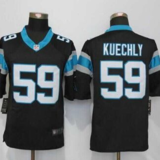 Nike Limited Carolina Panthers #59 Kuechly Black Team Color Stitched NFL Jersey