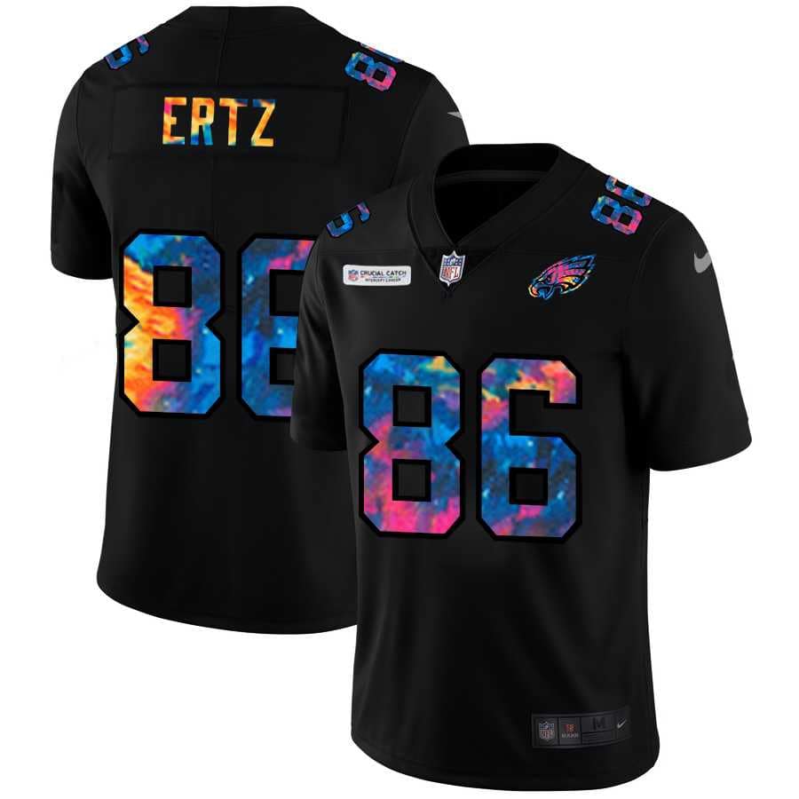Nike Eagles 86 Zach Ertz Black Vapor Untouchable Fashion Limited Jersey yhua
