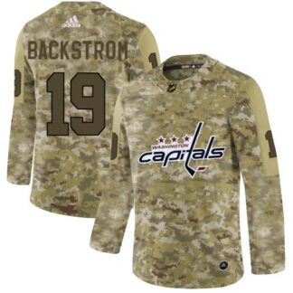 Adidas Washington Capitals #19 Nicklas Backstrom Camo Authentic Stitched NHL Jersey