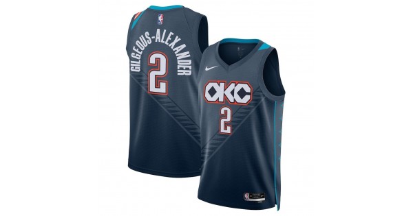 Shai Gilgeous-Alexander Oklahoma City Thunder Nike Unisex 2025/26 City Edition Swingman Jersey - Image 2