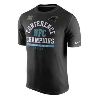 Carolina Panthers Nike 2015 NFC Conference Champions Arch Legend WEM T-Shirt - Black
