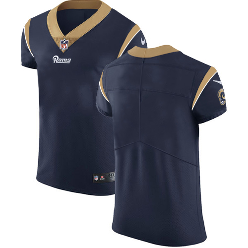 Nike Los Angeles Rams Blank Navy Blue Team Color Men’s Stitched NFL Vapor Untouchable Elite Jersey