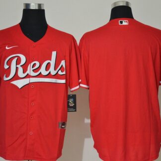 Men's Cincinnati Reds Blank Red Stitched MLB Cool Base Nike Jersey