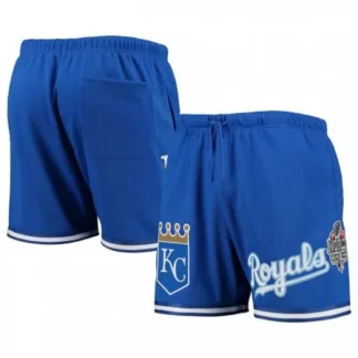 Men's Kansas City Royals Royal Team Logo Mesh Shorts