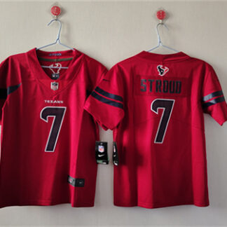 Women's Houston Texans #7 C.J. Stroud Red Vapor Untouchable Limited Stitched Jersey (Run Small)
