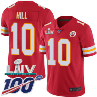 Nike Chiefs #10 Tyreek Hill Red Super Bowl LIV 2020 Team Color Youth Stitched NFL 100th Season Vapor Untouchable Li...