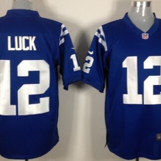 Nike Indianapolis Colts #12 Andrew Luck Blue Game Jersey