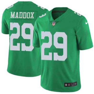 Nike Men & Women & Youth Eagles 29 Avonte Maddox Green Color Rush Limited Jersey
