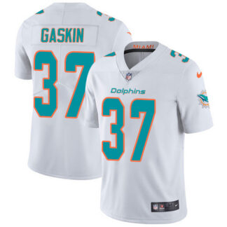 Nike Miami Dolphins #37 Myles Gaskin White Youth Stitched NFL Vapor Untouchable Limited Jersey