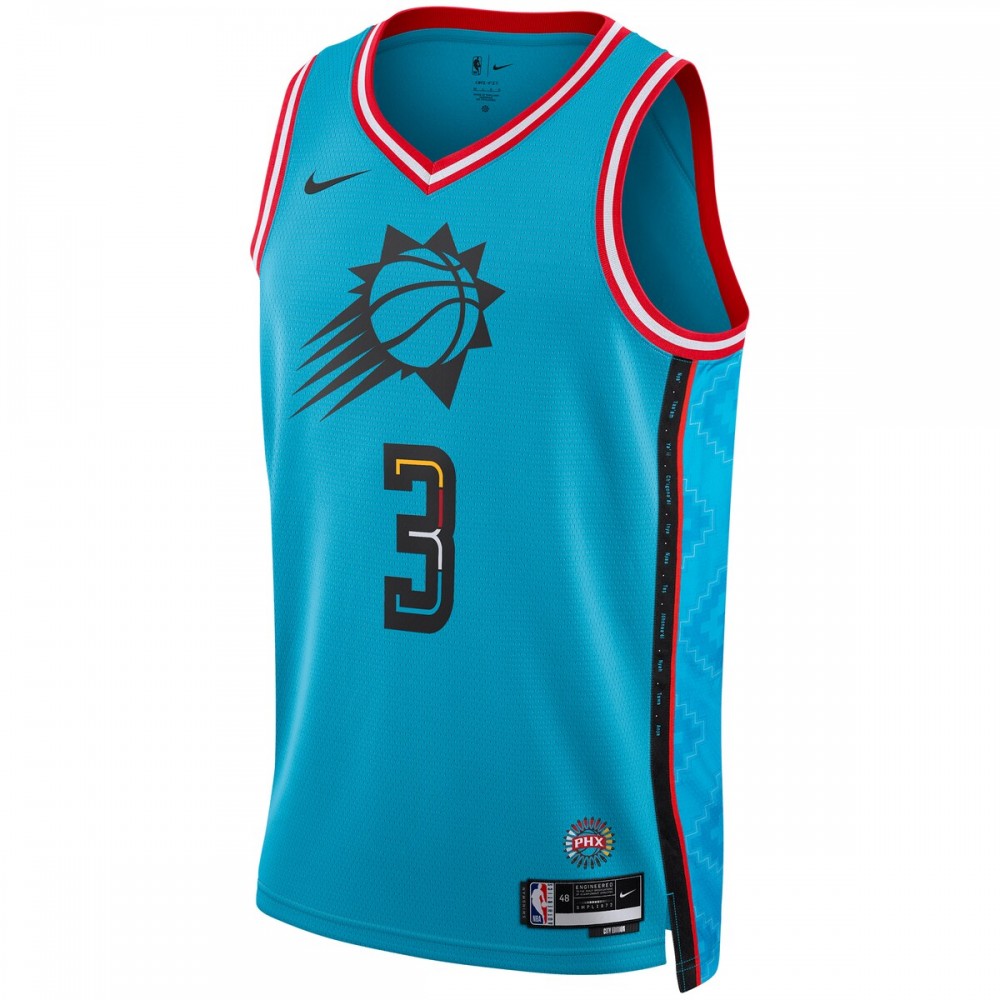 Chris Paul Phoenix Suns Nike Unisex 2022/23 Swingman Jersey - City Edition - Turquoise - Image 2