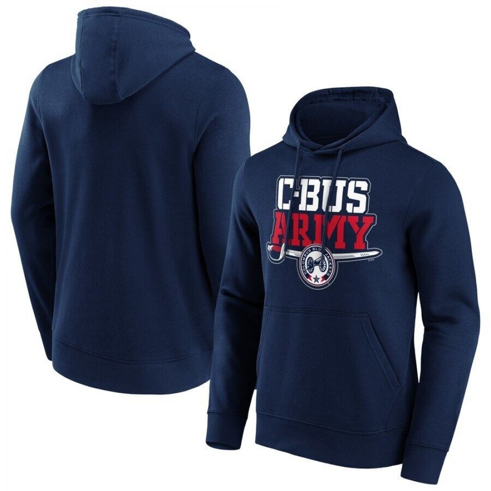 Columbus Blue Jackets Fanatics Branded Hometown Graphic Hoodie - Navy
