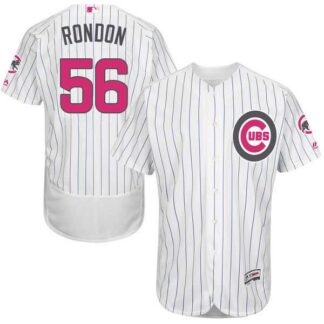 Chicago Cubs #56 Hector Rondon White Mother's Day Flexbase Stitched Jersey DingZhi