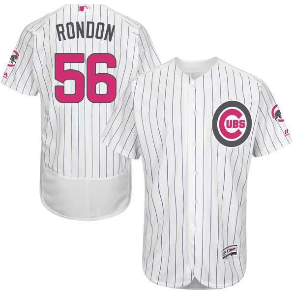 Chicago Cubs #56 Hector Rondon White Mother's Day Flexbase Stitched Jersey DingZhi