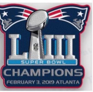 Stitched New England Patriots Super Bowl LIII Champions Jersey Patch
