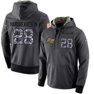 NFL Men's Nike Tampa Bay Buccaneers #28 Vernon Hargreaves III Stitched Black Anthracite Salute to Service Player Pe...