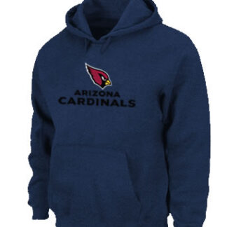 Arizona Cardinals Authentic Logo Pullover Hoodie Navy Blue