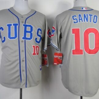 Chicago Cubs #10 Ron Santo 2014 Gray Jersey