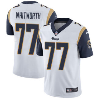 Nike Los Angeles Rams #77 Andrew Whitworth White Men’s Stitched NFL Vapor Untouchable Limited Jersey
